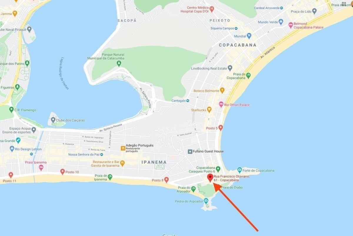 Flat Praia De Copacabana Ipanema - Pe Na Areia Rio de Janeiro Ngoại thất bức ảnh